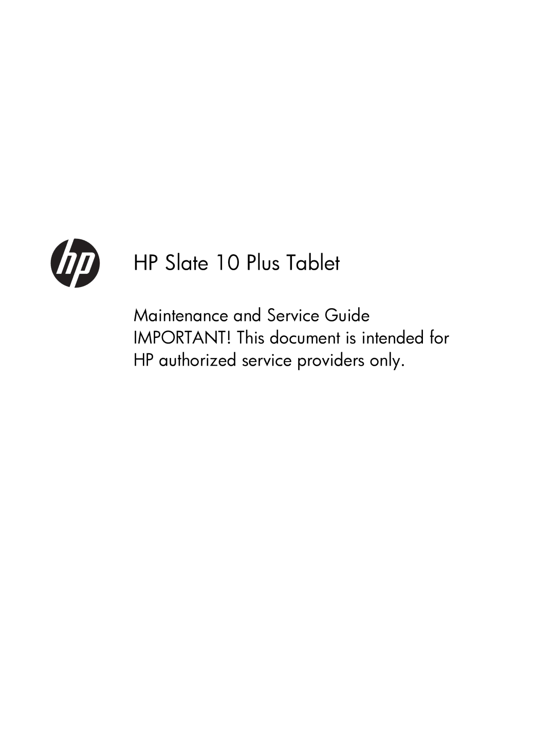 HP 10 Plus - 3700nf manual HP Slate 10 Plus Tablet 