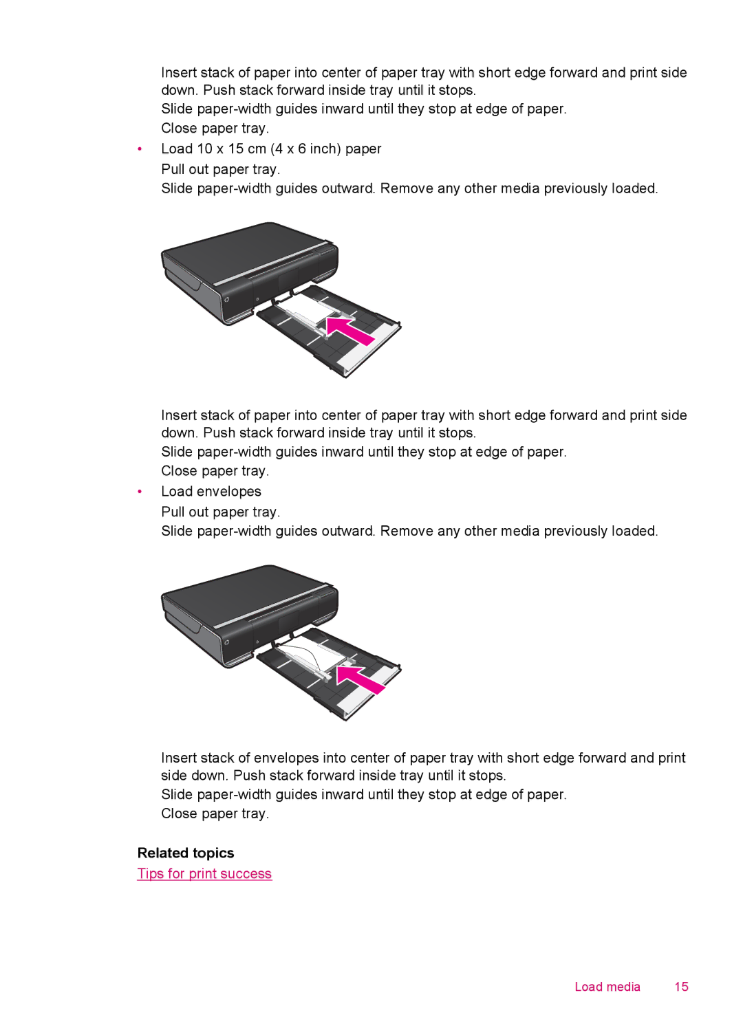 HP 100 - D410a, 100 - D410b manual Load media 