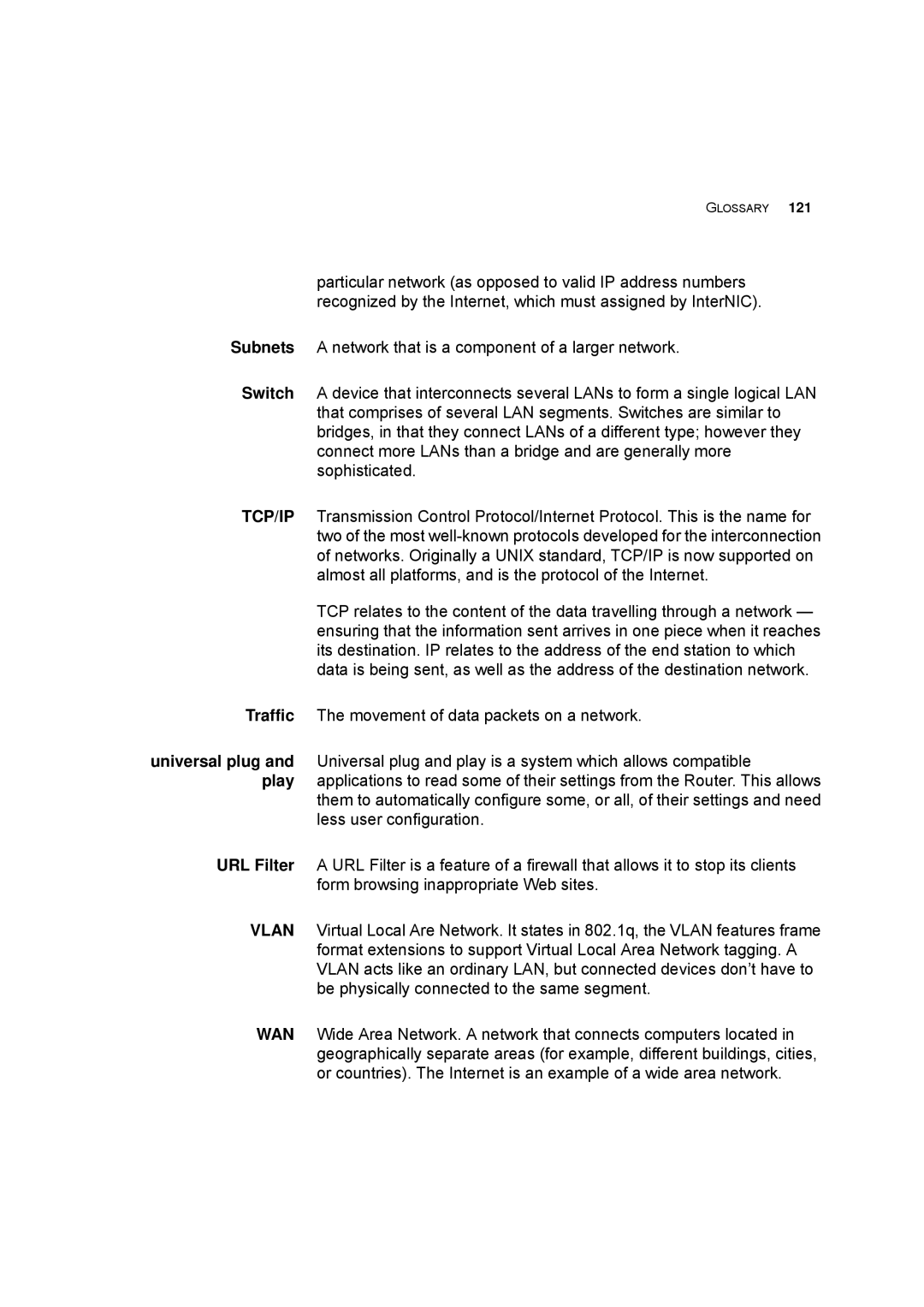 HP 100 -G Router manual Glossary 