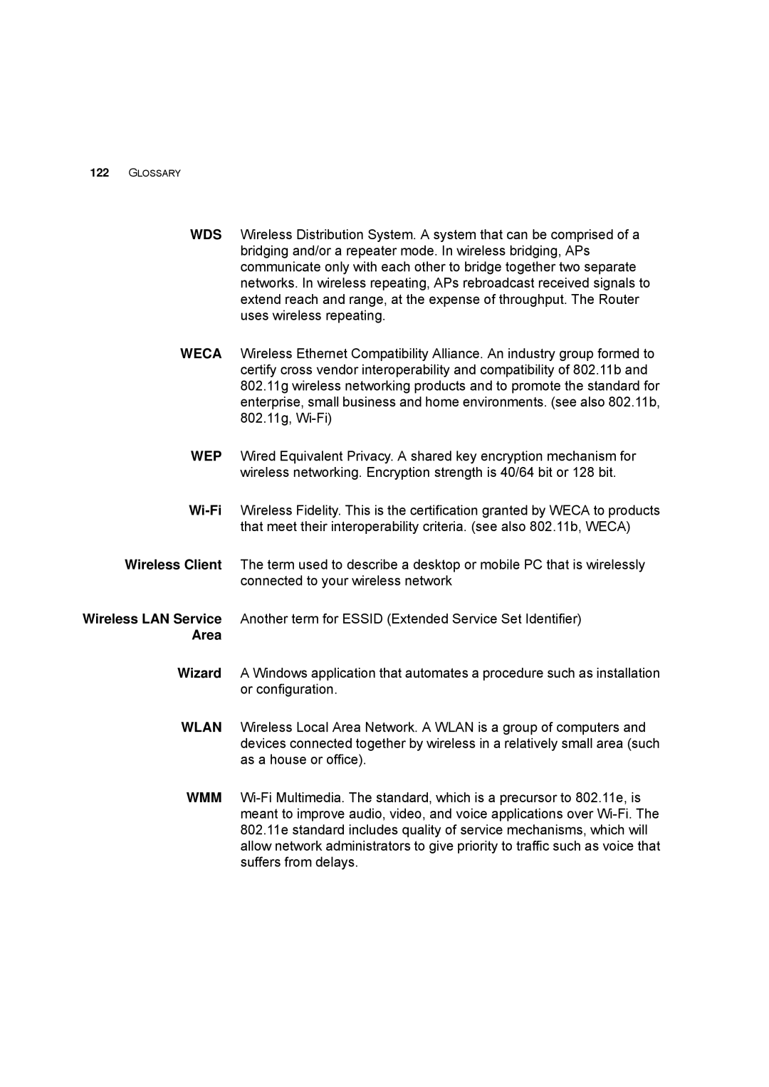 HP 100 -G Router manual Area 