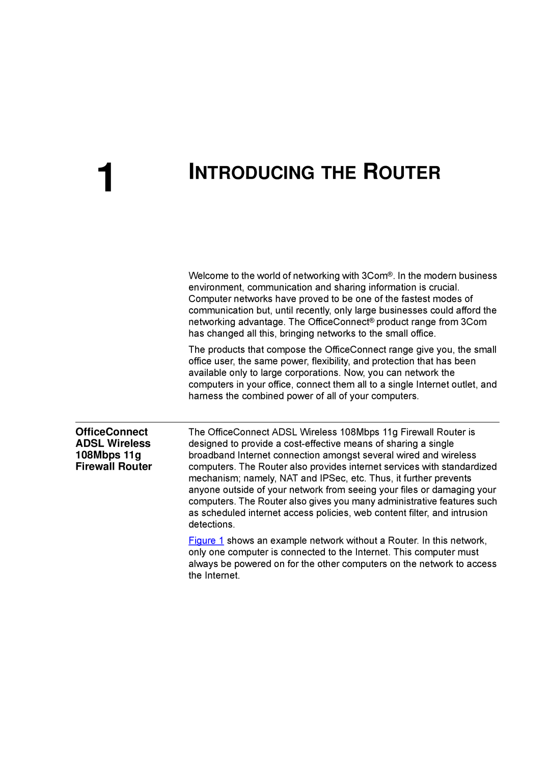 HP 100 -G Router manual OfficeConnect, Adsl Wireless, 108Mbps 11g, Firewall Router 