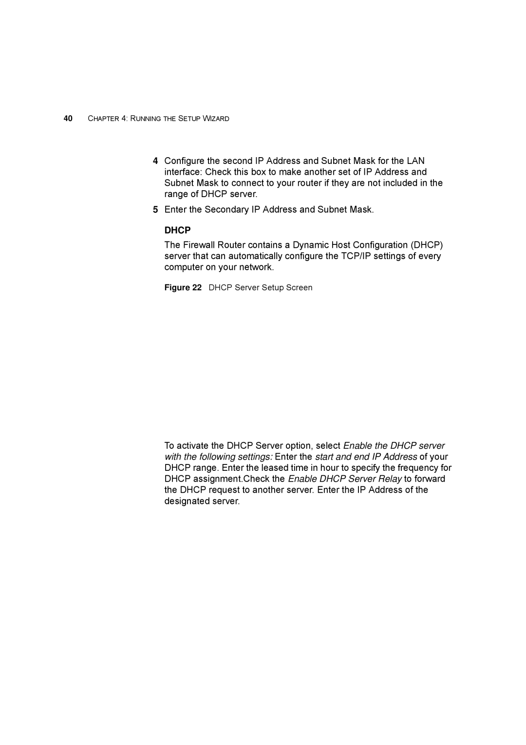 HP 100 -G Router manual Dhcp 