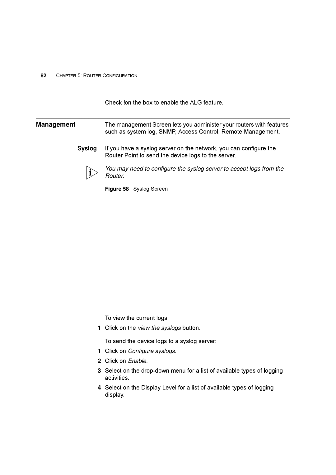 HP 100 -G Router manual Management 