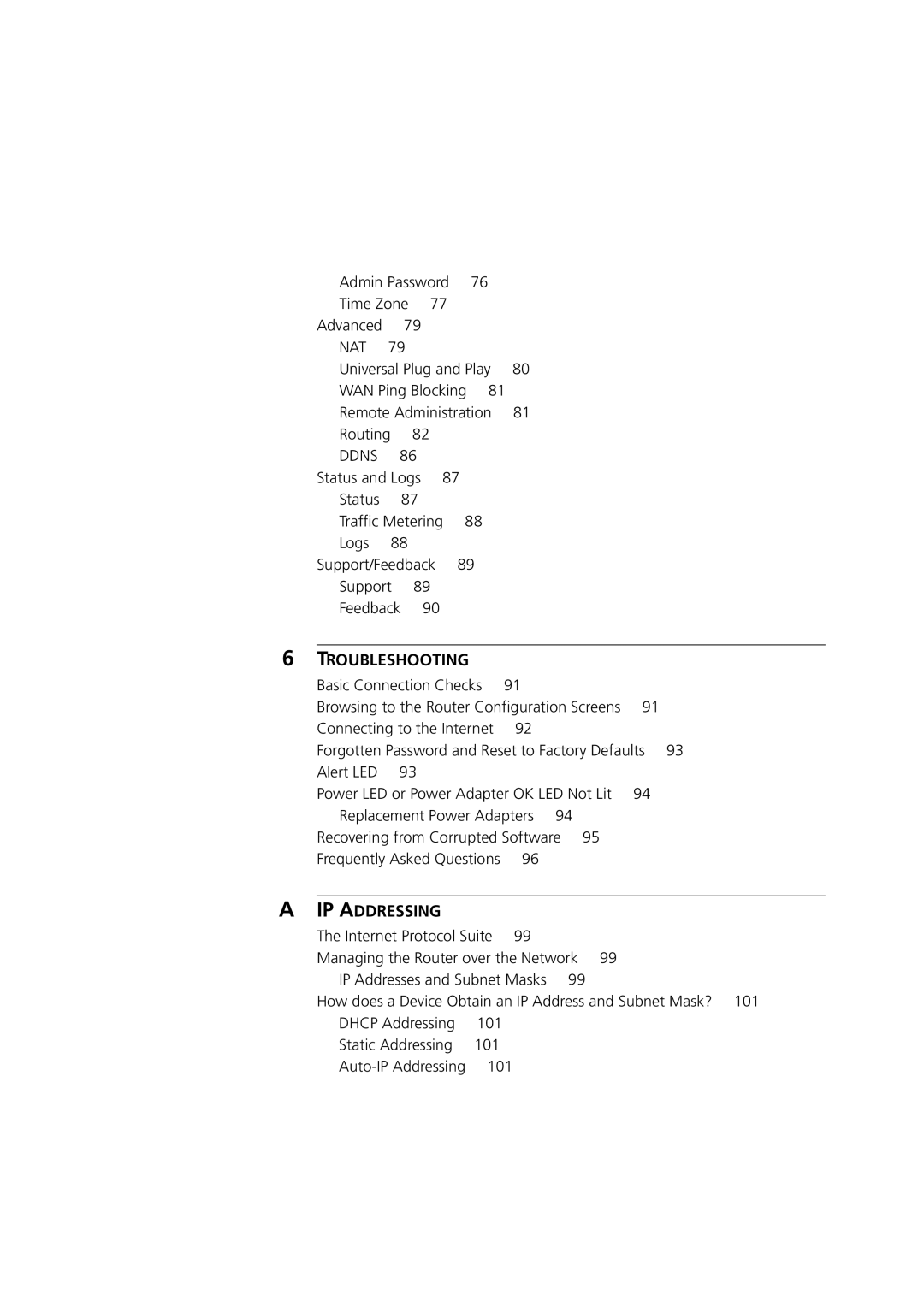 HP 100 Router manual Troubleshooting 