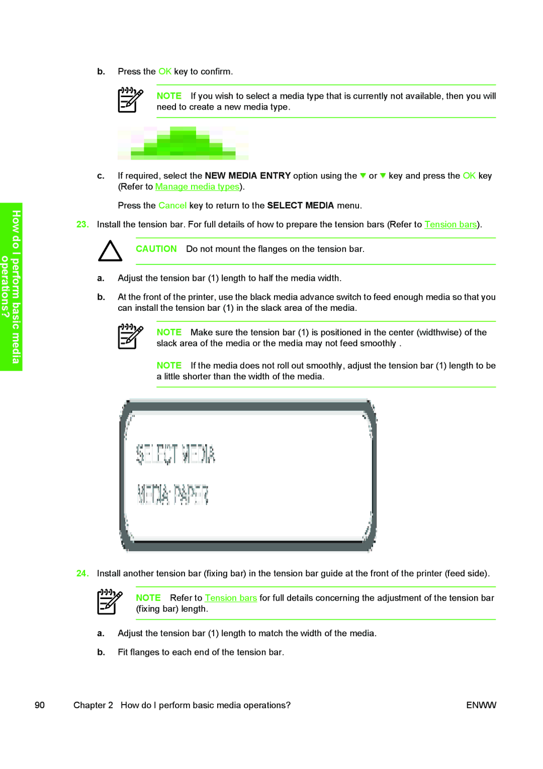 HP 10000s manual How do I perform basic media operations? 