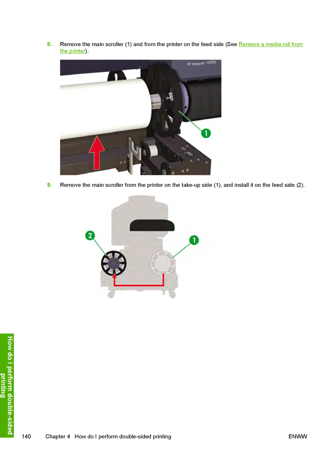 HP 10000s manual How do I perform double-sided printing 