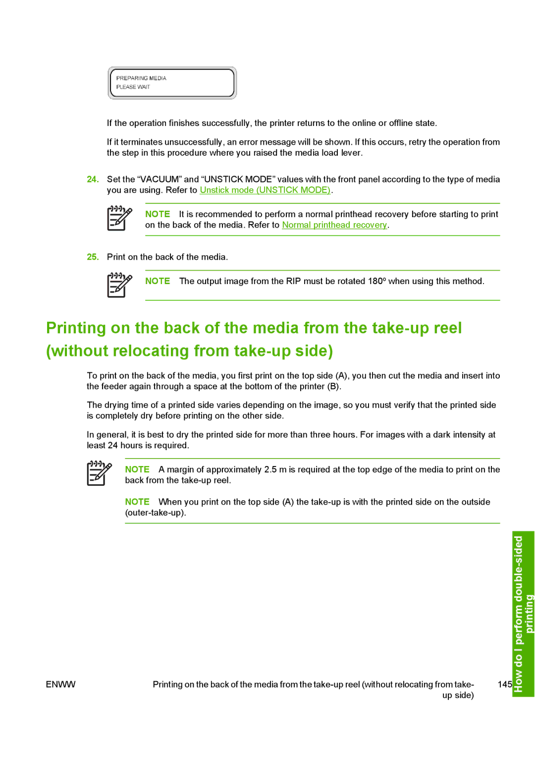 HP 10000s manual Perform double-sided printing 