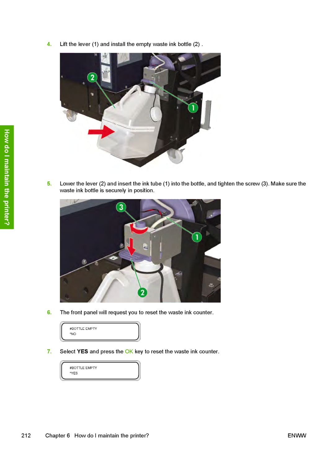 HP 10000s manual How do I maintain the printer? 