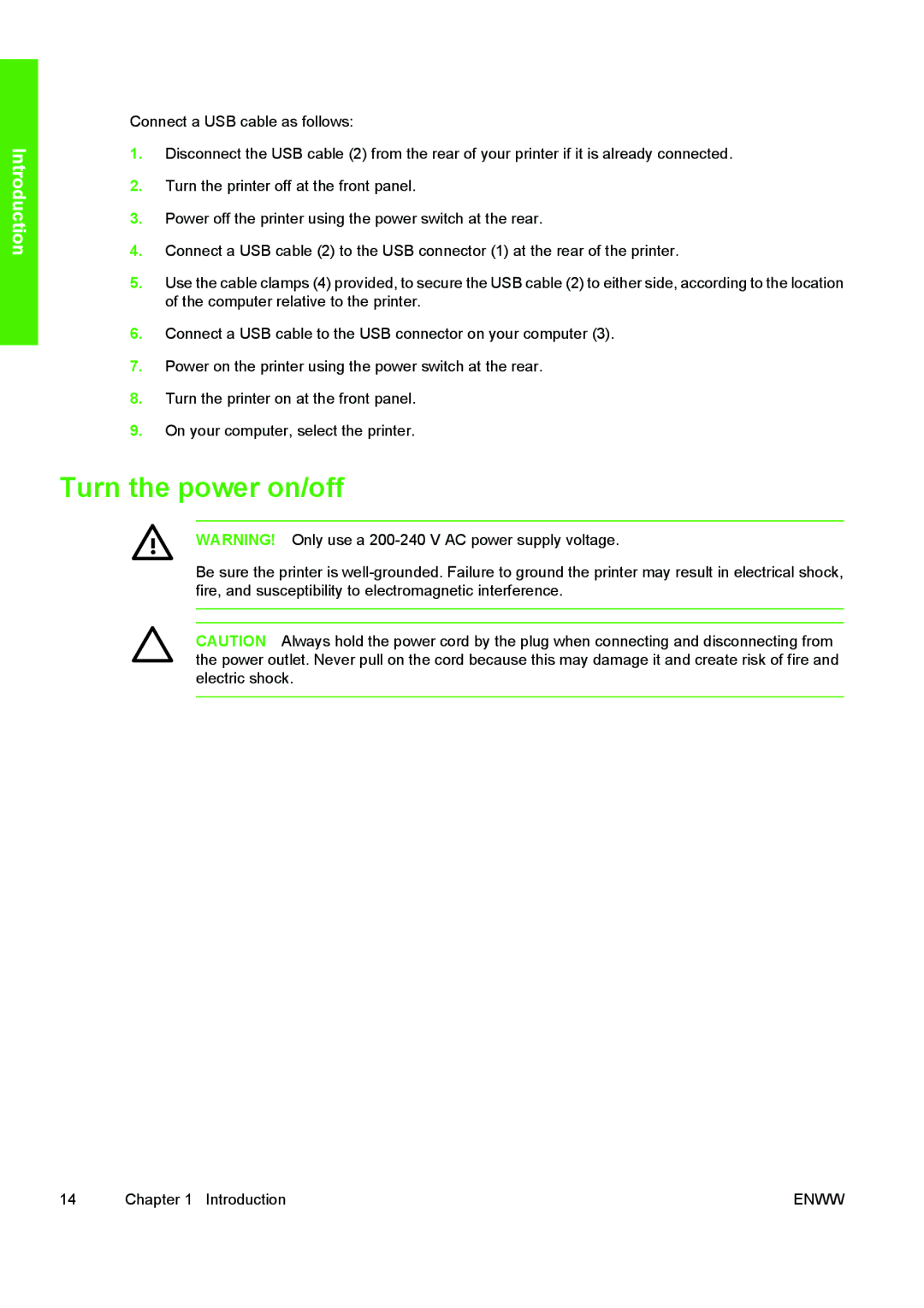 HP 10000s manual Turn the power on/off 