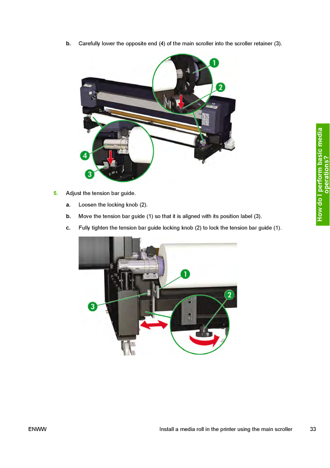 HP 10000s manual How do I perform basic media operations? 