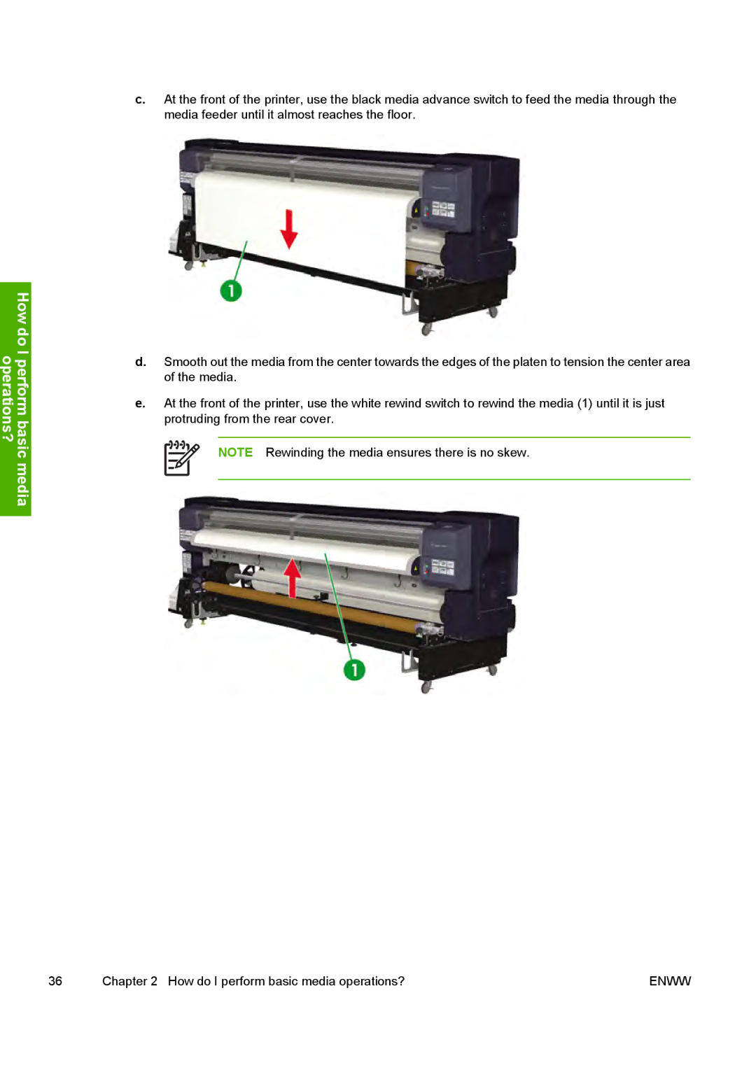 HP 10000s manual How do I perform basic media operations? 