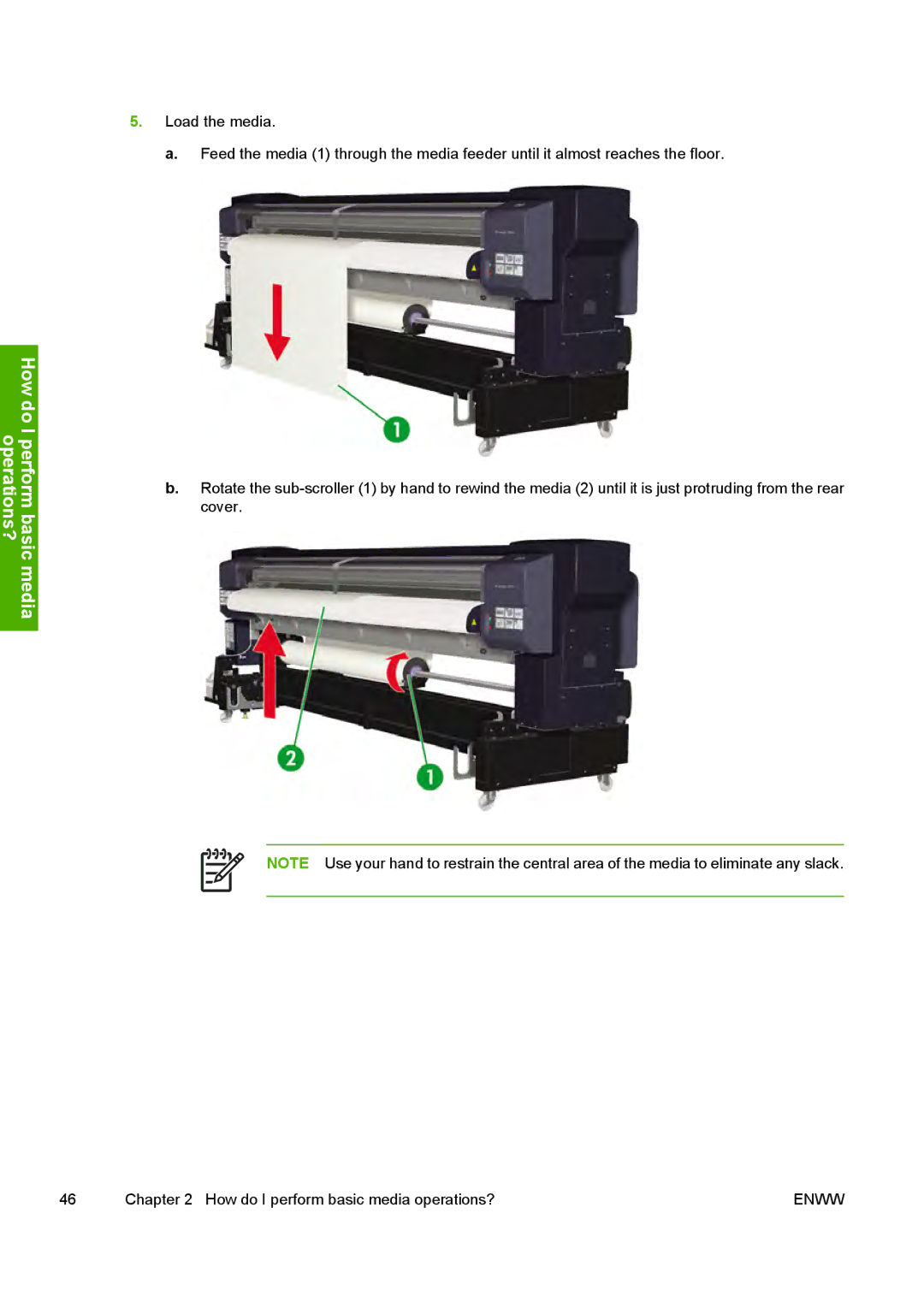 HP 10000s manual How do I perform basic media operations? 