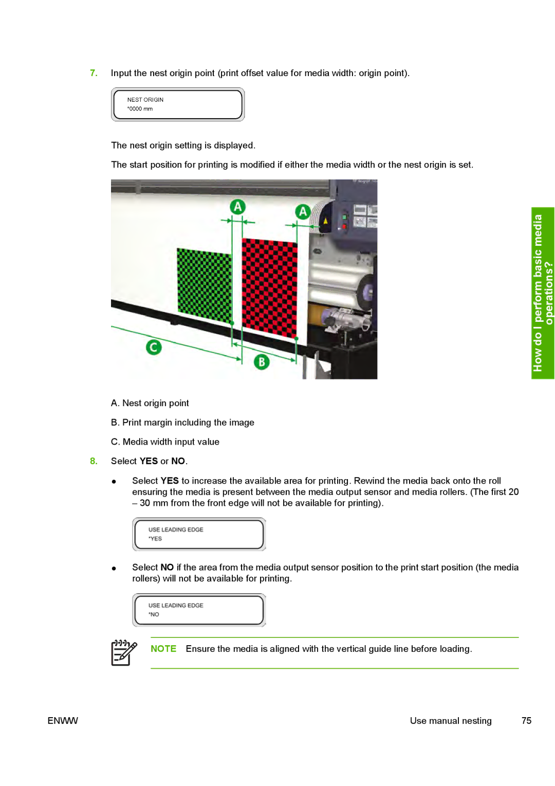 HP 10000s manual How do I perform basic media operations? 