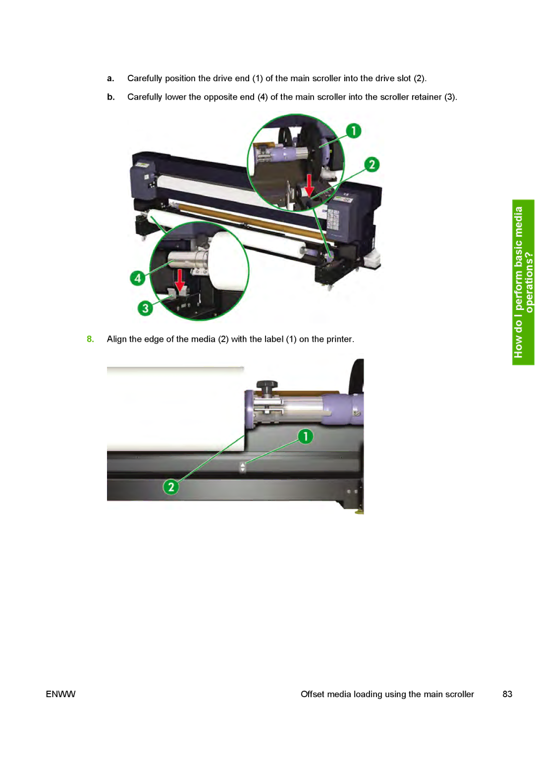 HP 10000s manual How do I perform basic media operations? 