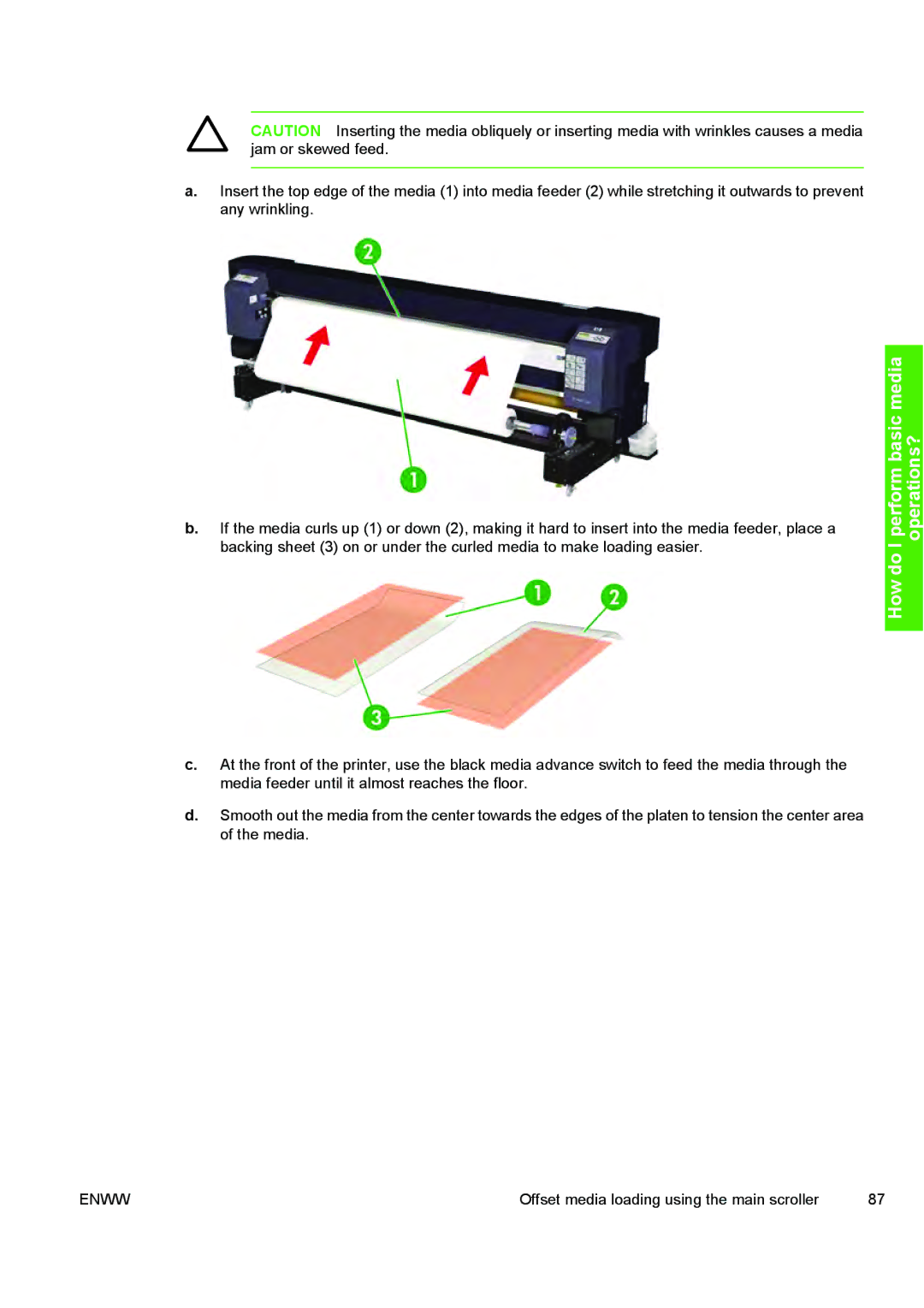 HP 10000s manual How do I perform basic media operations? 