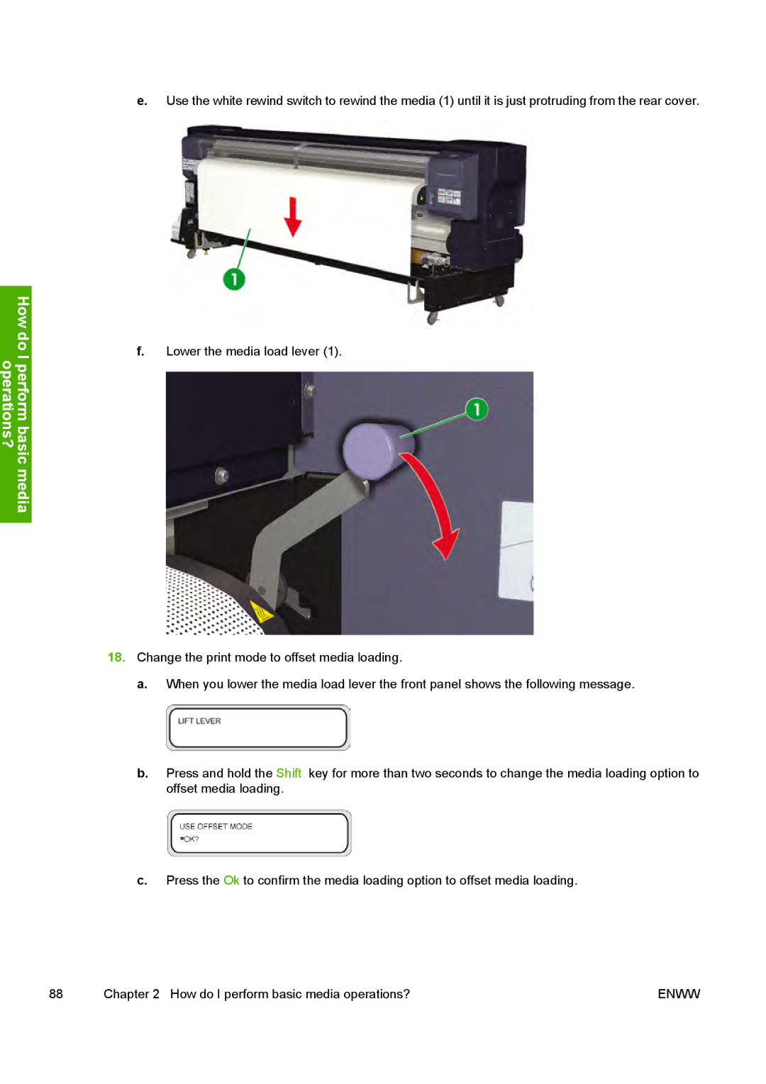 HP 10000s manual How do I perform basic media operations? 