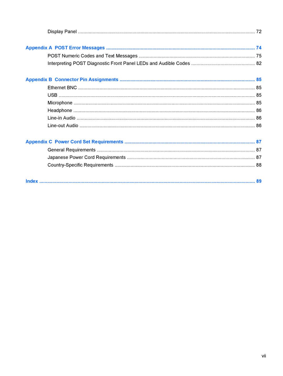 HP 100B manual Usb 