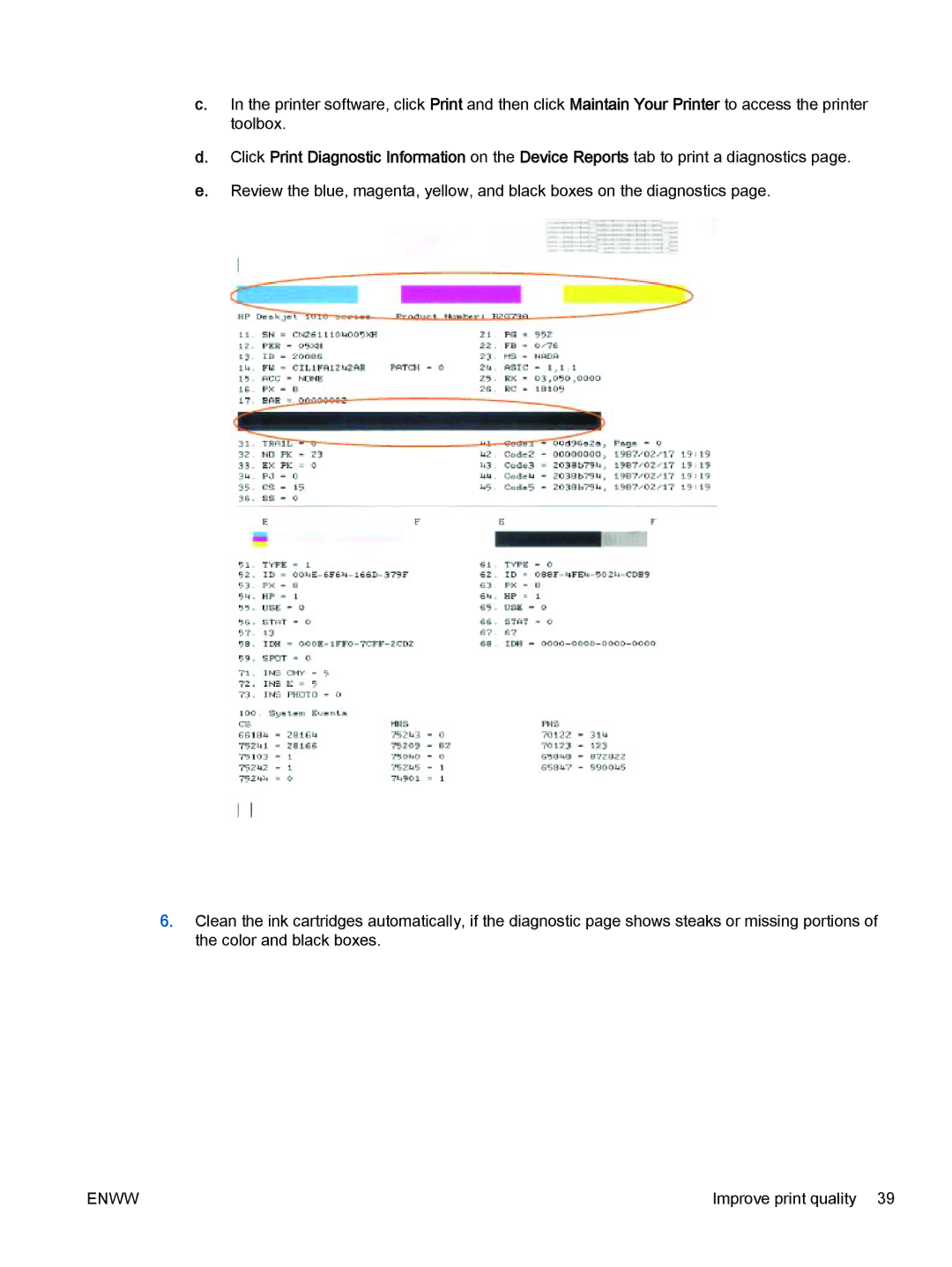 HP 1010 COMMERCIAL INKJETPR CX015A#B1H, 1010 Commercial Inkjet CX015AB1H manual Improve print quality 