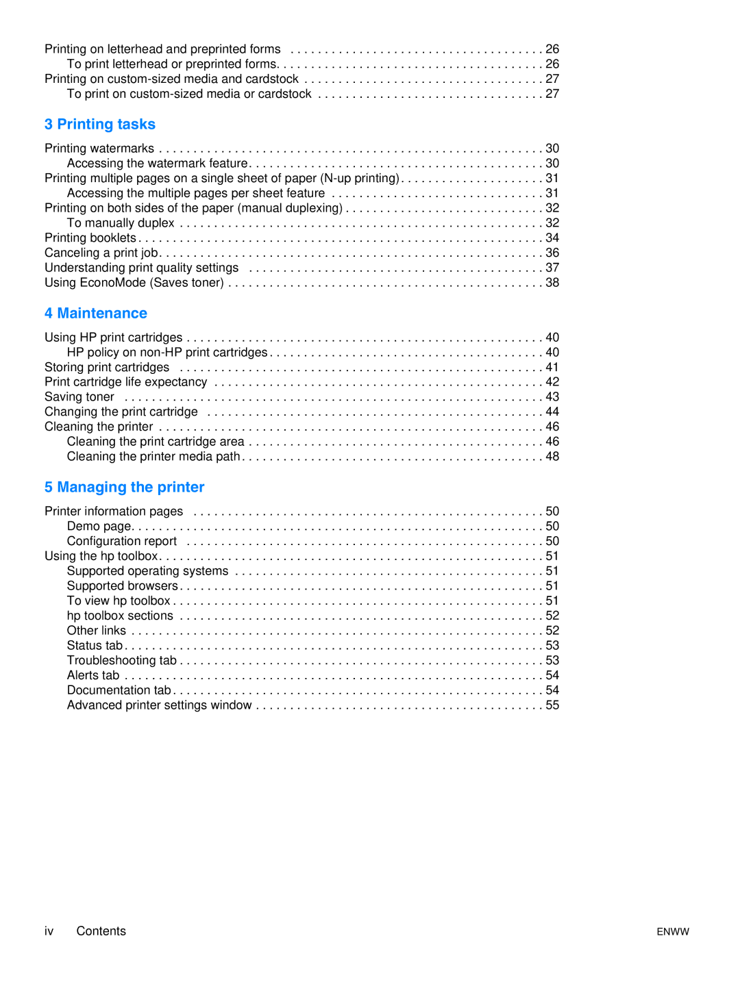 HP 1015 manual Printing tasks 