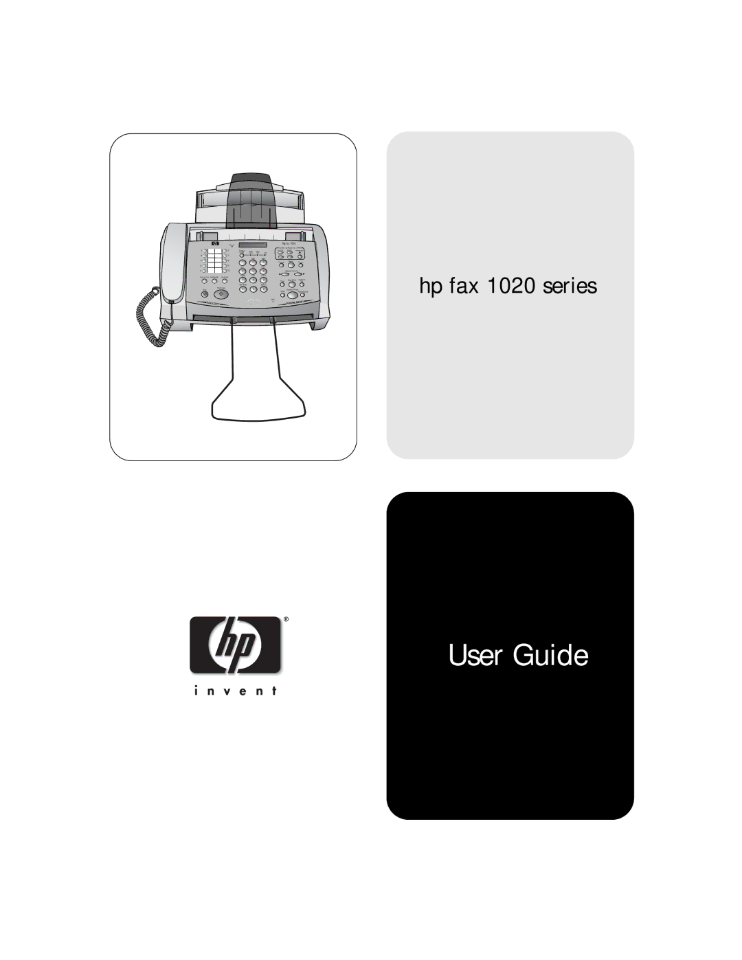 HP 1020 Fax, 1020xi Fax manual User Guide 