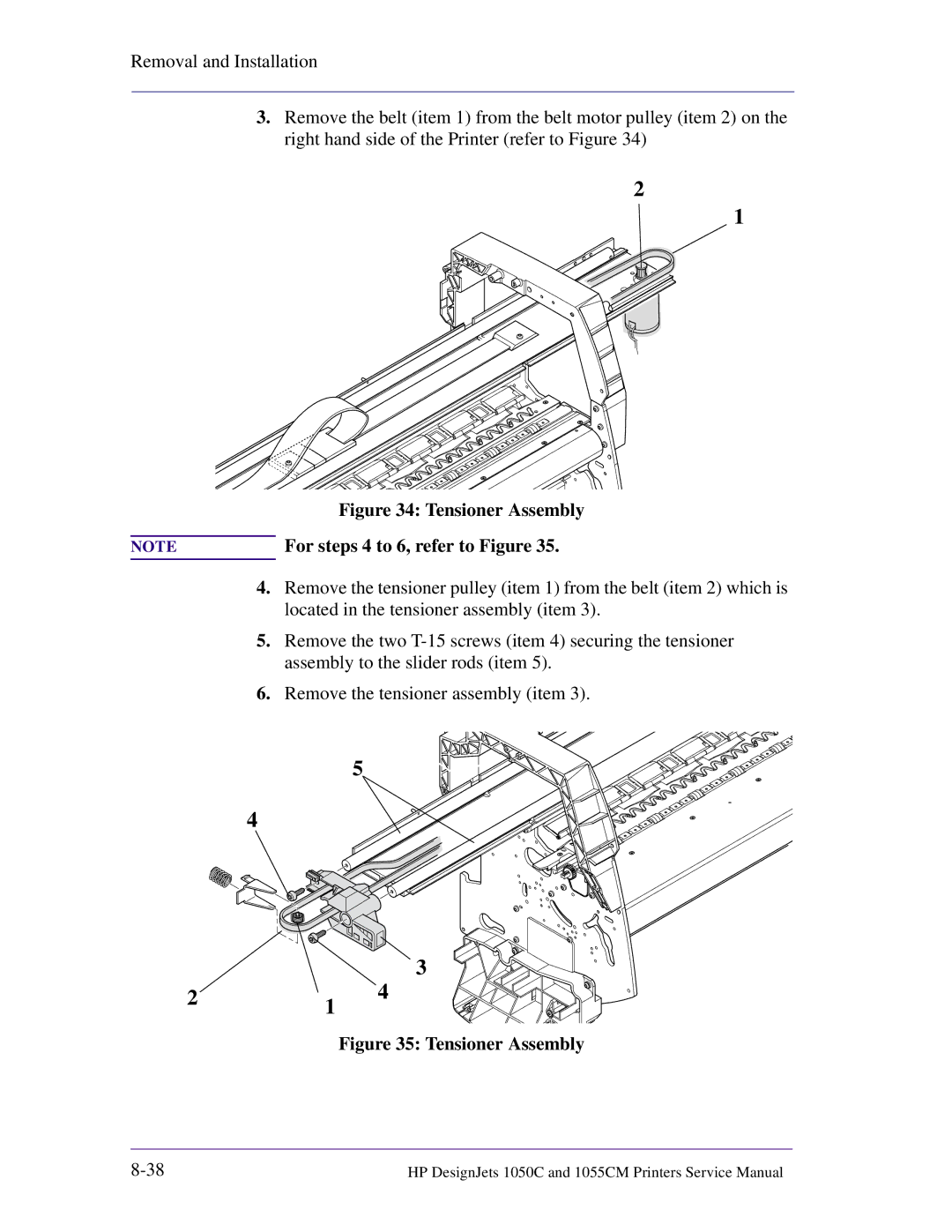 HP 1055CM manual For steps 4 to 6, refer to Figure 