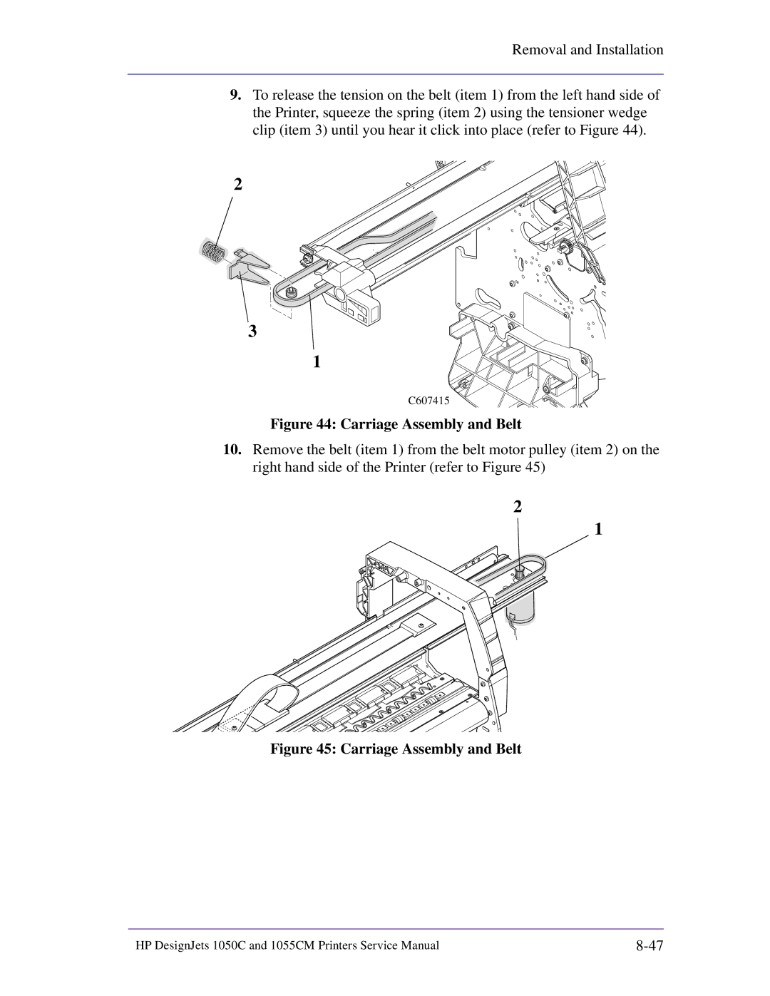 HP 1055CM manual C607415 