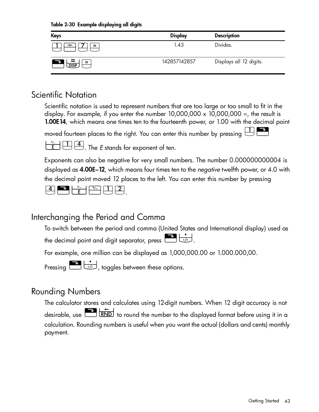 HP 10bII+ Financial manual Jaj4, 54, zyJG 