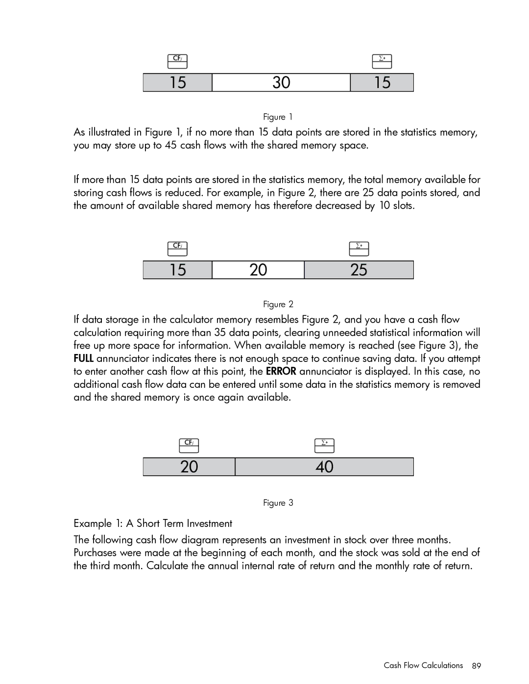 HP 10bII+ Financial manual Cash Flow Calculations 