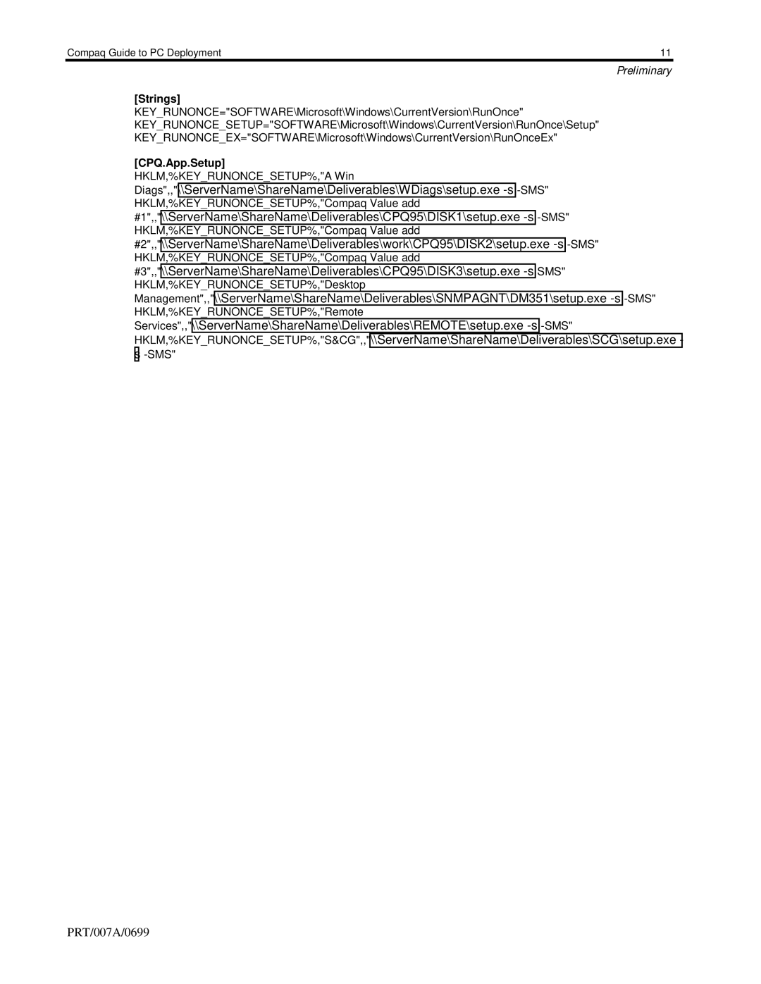 HP 110 manual HKLM,%KEYRUNONCESETUP%,A Win 