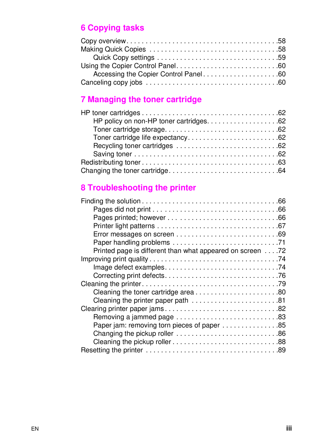 HP 1100A manual Copying tasks 