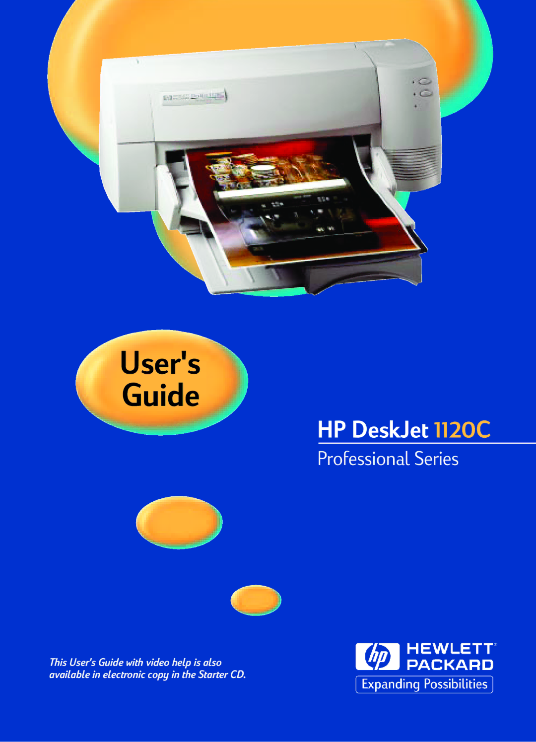 HP 1120C manual Users Guide 