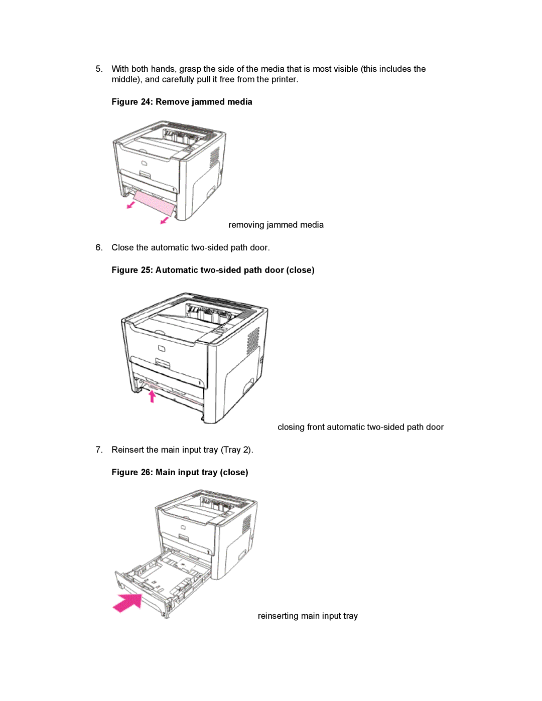 HP 1160 manual Automatic two-sided path door close 