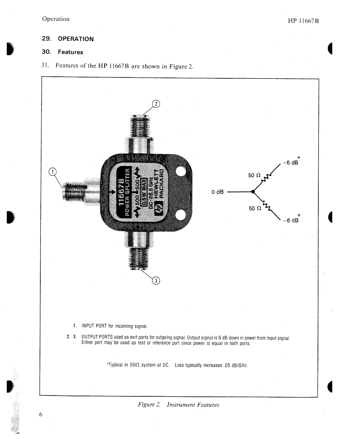 HP 11667B manual 