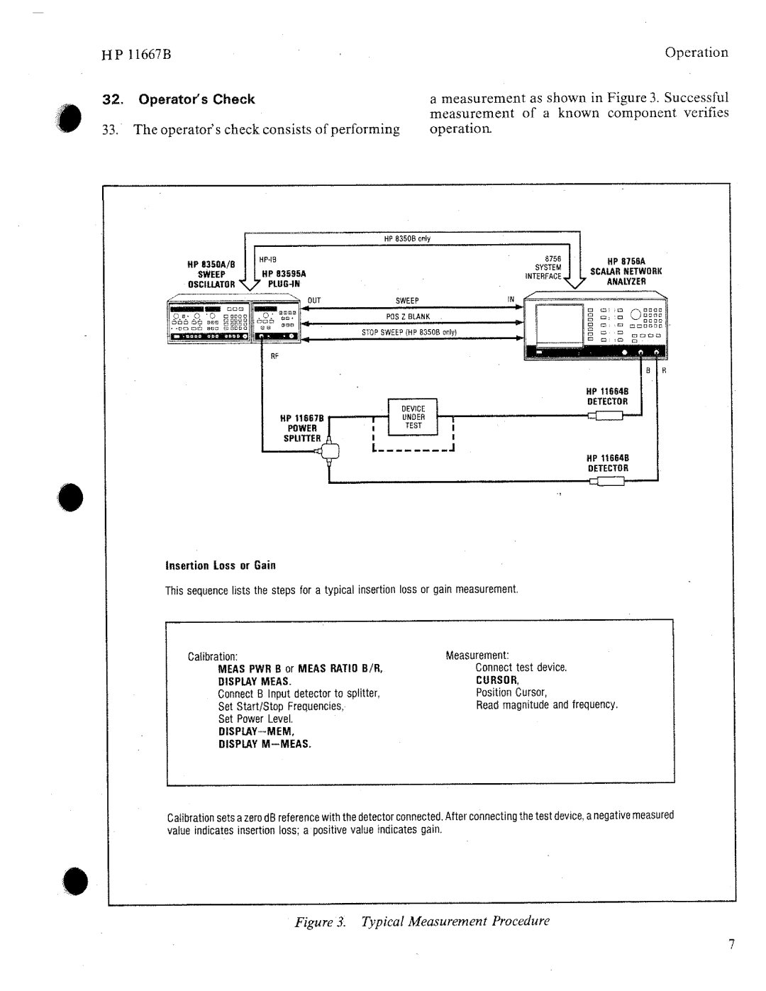 HP 11667B manual 