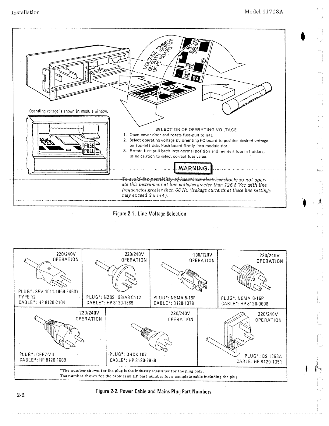 HP 11713A manual 