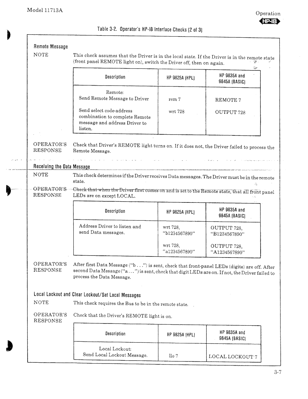 HP 11713A manual 