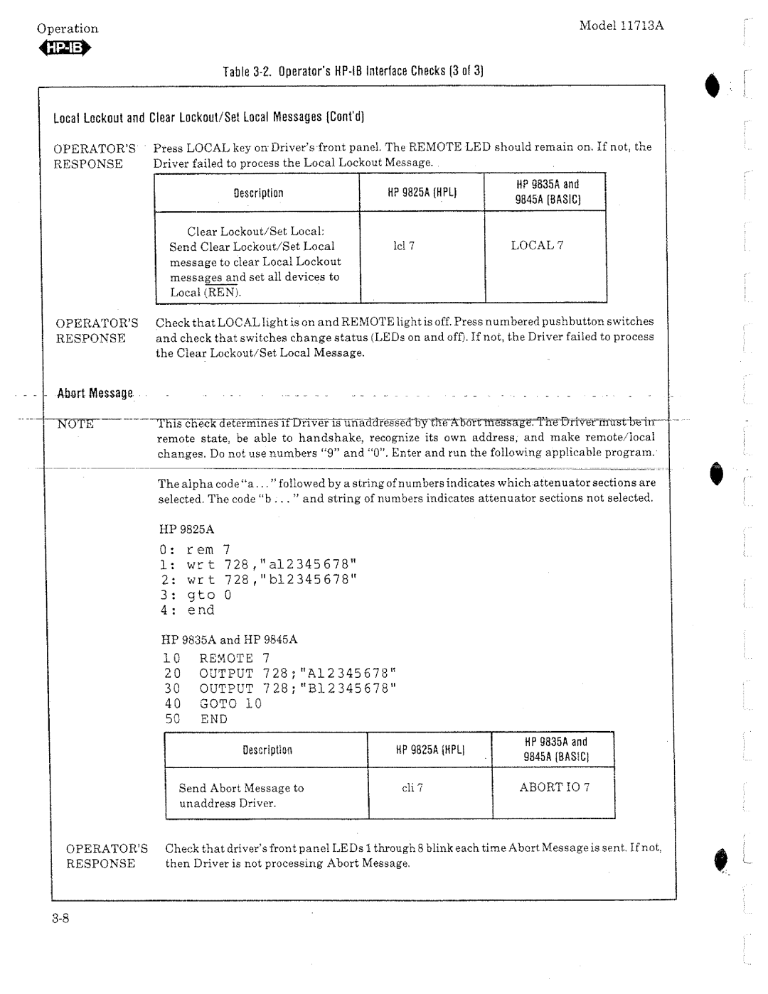 HP 11713A manual 