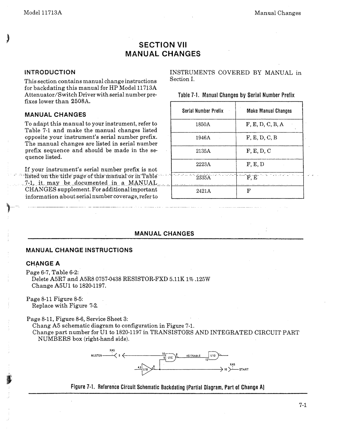 HP 11713A manual 