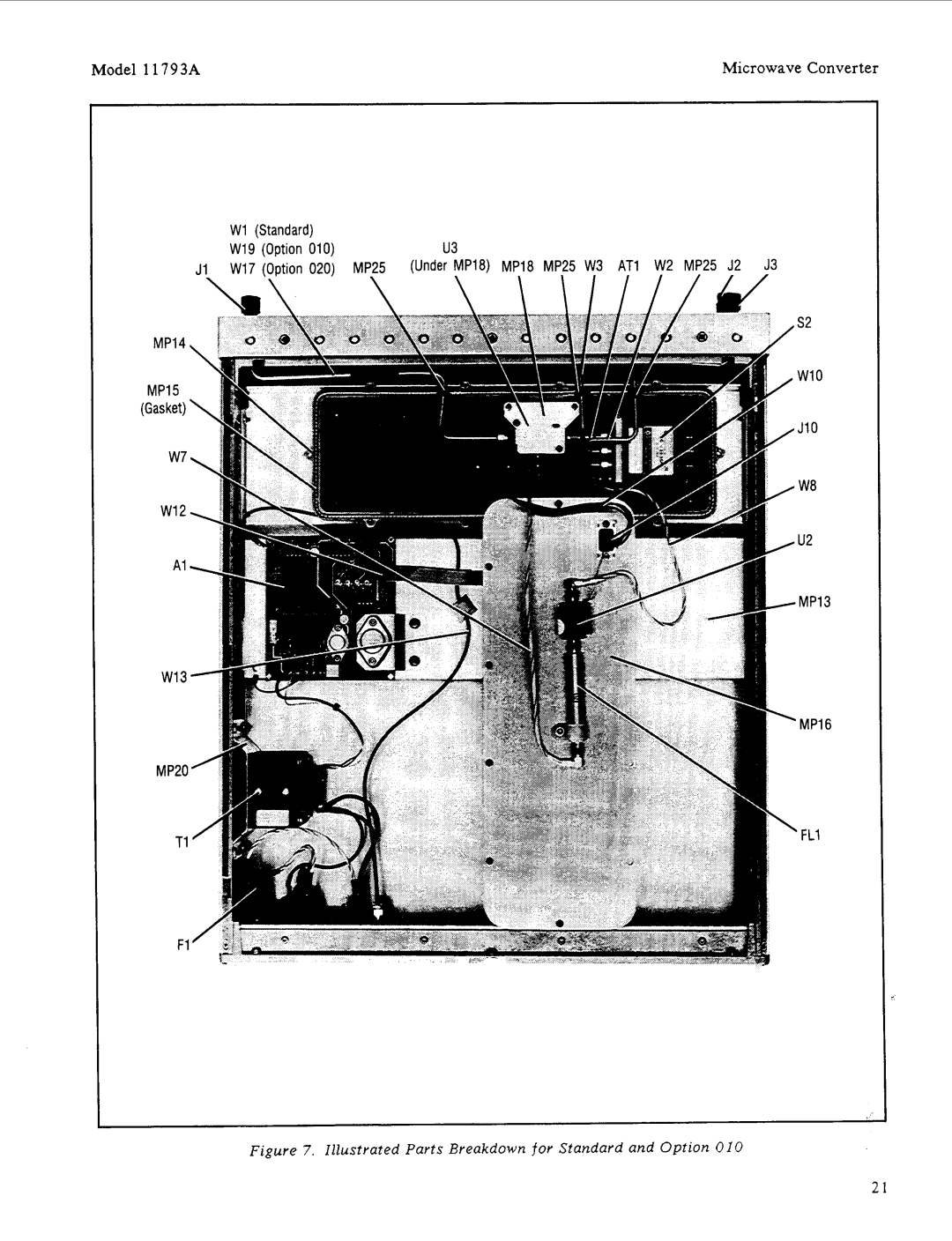 HP 11793A manual Illustrated Parts Breakdown for Standard and Option 