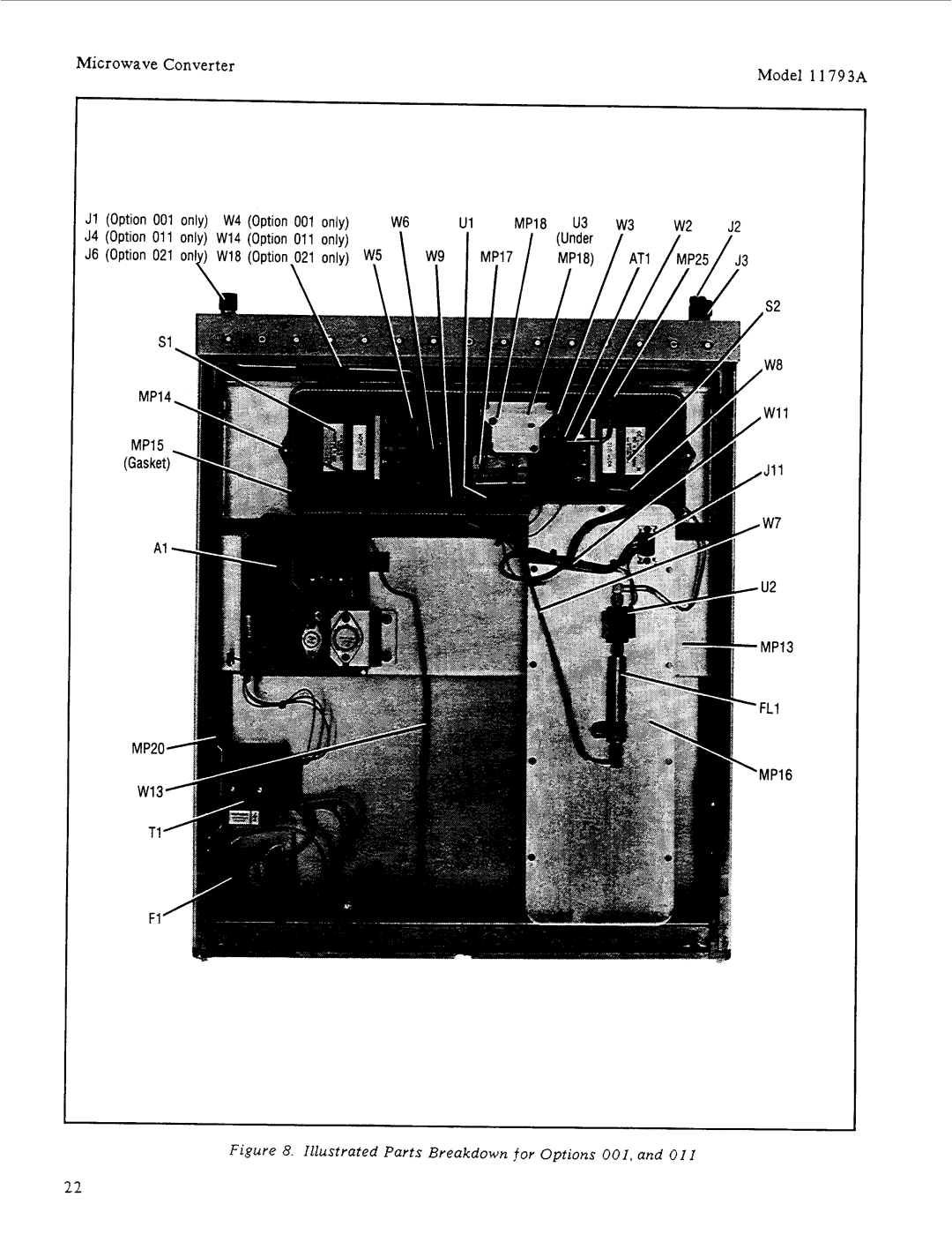 HP 11793A manual Microwave Converter Model 