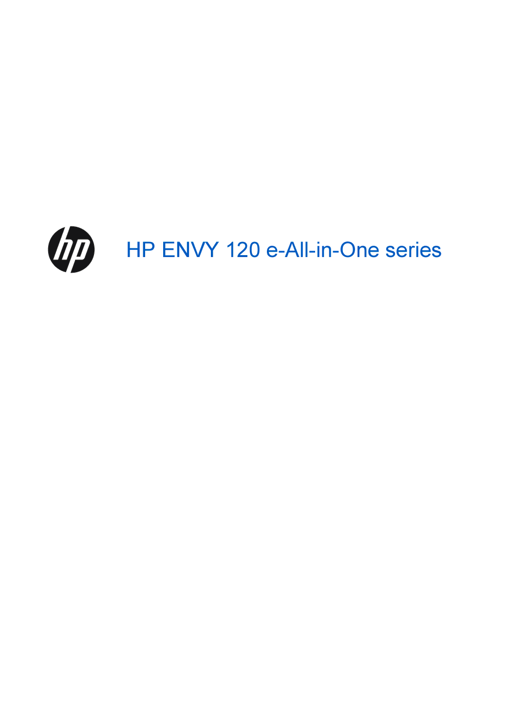 HP 120 Inkjet Multifunction 120-113 manual HP Envy 120 e-All-in-One series 