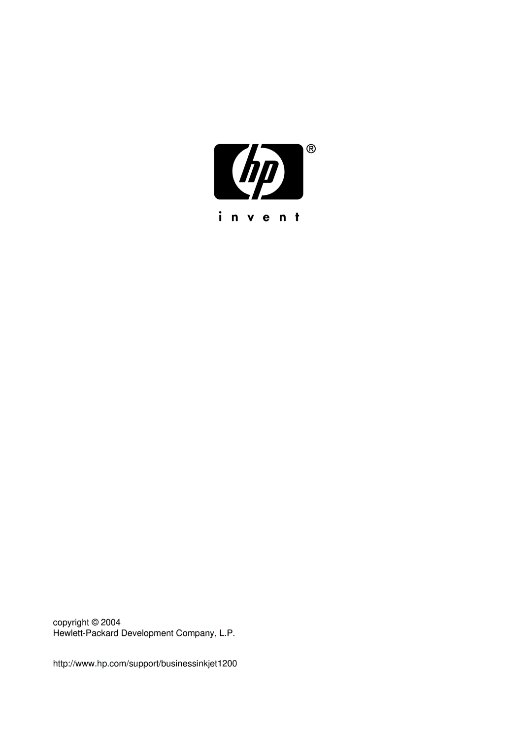 HP 1200 manual Copyright Hewlett-Packard Development Company, L.P 