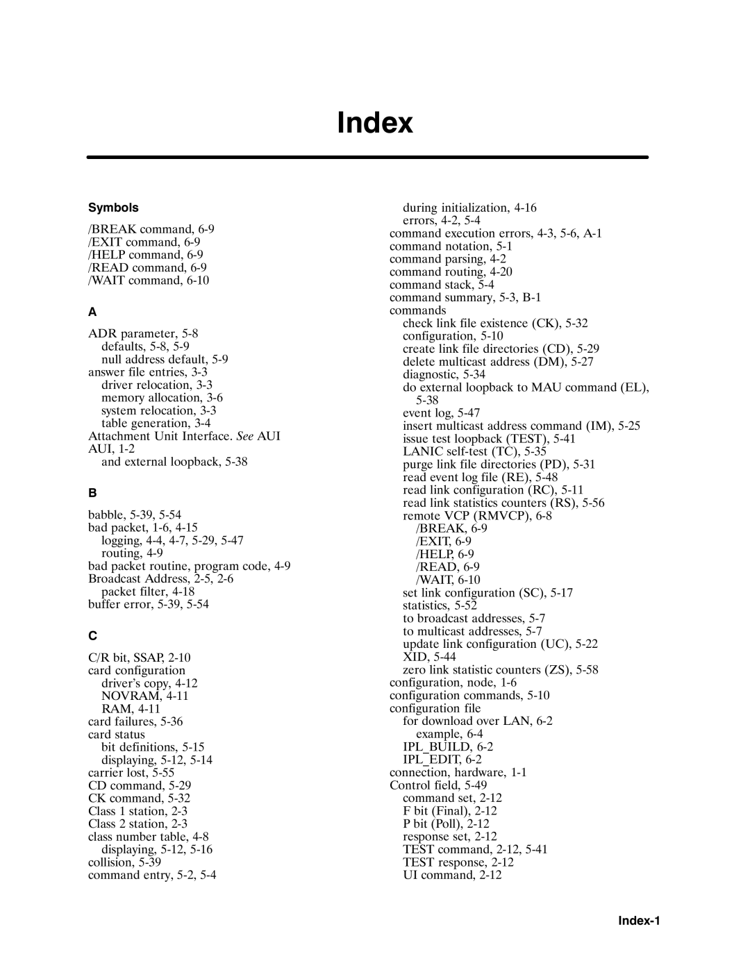 HP 12076A LAN/1000 LINK manual 