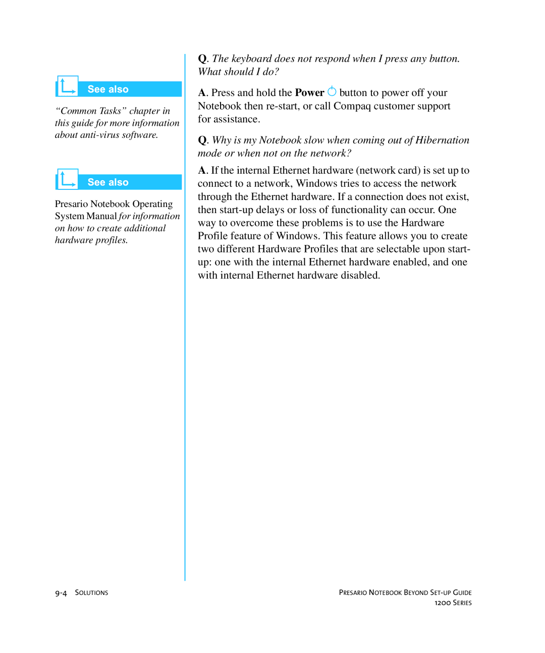 HP 1215EA manual Series 