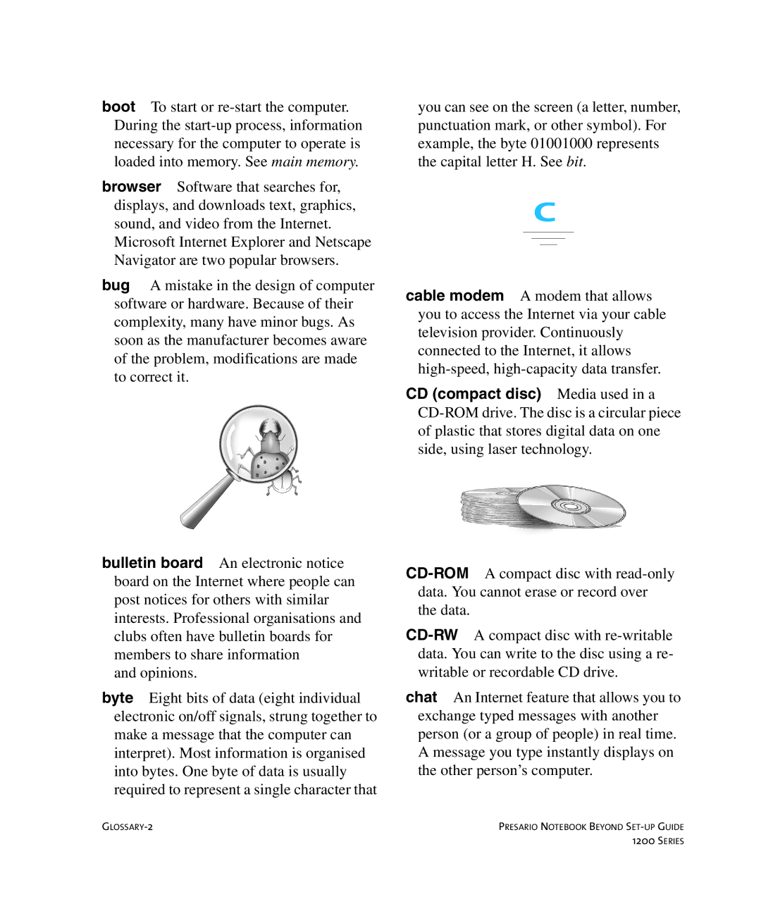 HP 1215EA manual GLOSSARY-2 