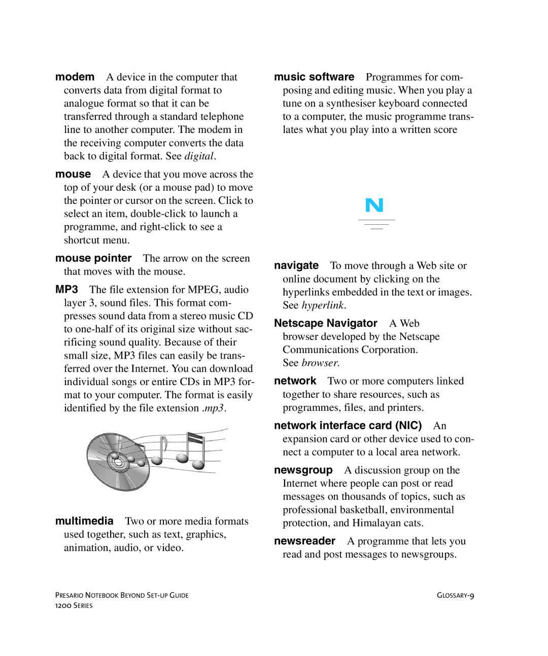 HP 1215EA manual Netscape Navigator a Web, See browser 