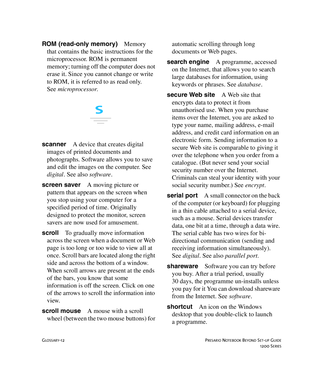 HP 1215EA manual GLOSSARY-12 