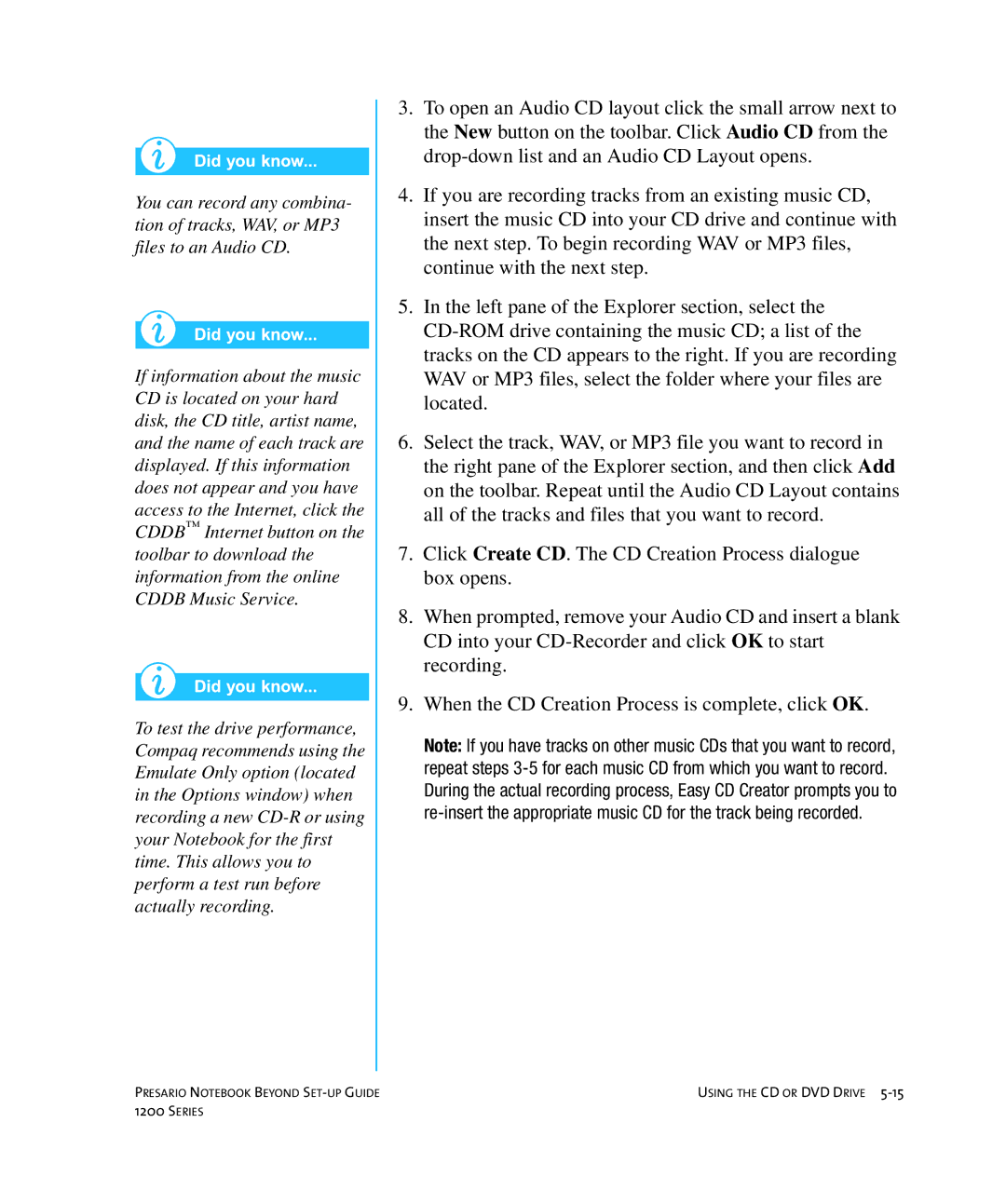 HP 1215EA manual Series 