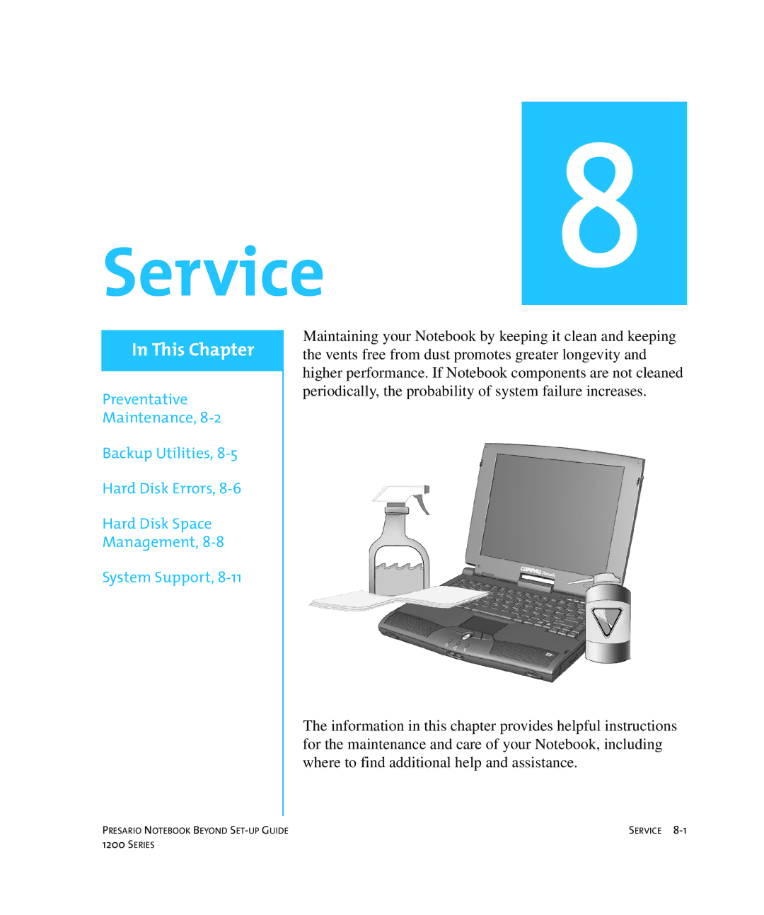 HP 1215EA manual Service 