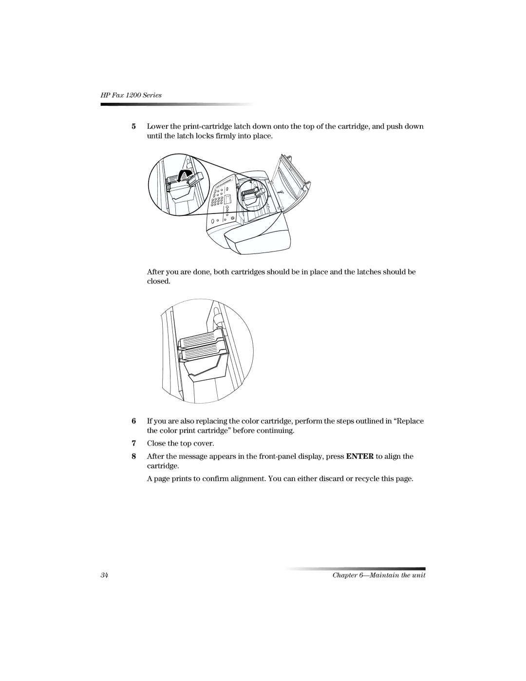 HP 1220 Fax manual HP Fax 1200 Series 